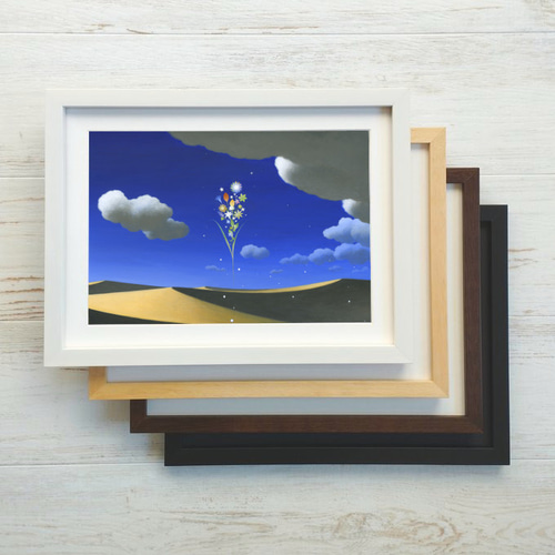 未来への希望を飾る『雫』｜すぐ飾れる額装アート｜癒しのインテリア
