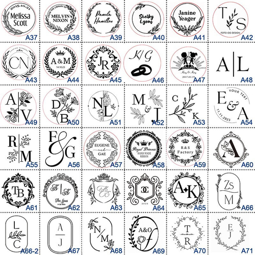 オリジナル エンボッサー　オーダー　ブライダル  結婚式 招待状　スタンプ 盤面+本体】カスタムオーダー オリジナルエンボッサー