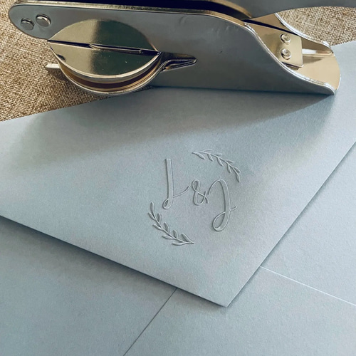 盤面+本体】カスタムオーダー オリジナルエンボッサー ブライダル 結婚