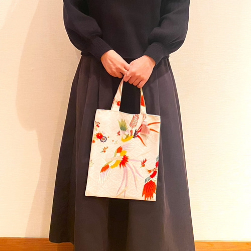 mimosa輝く素敵！ハンドメイド 付け替えれ トートバッグ