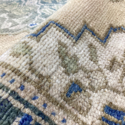 手織りトルコ絨毯 93x48cm ヴィンテージラグ 8枚目の画像