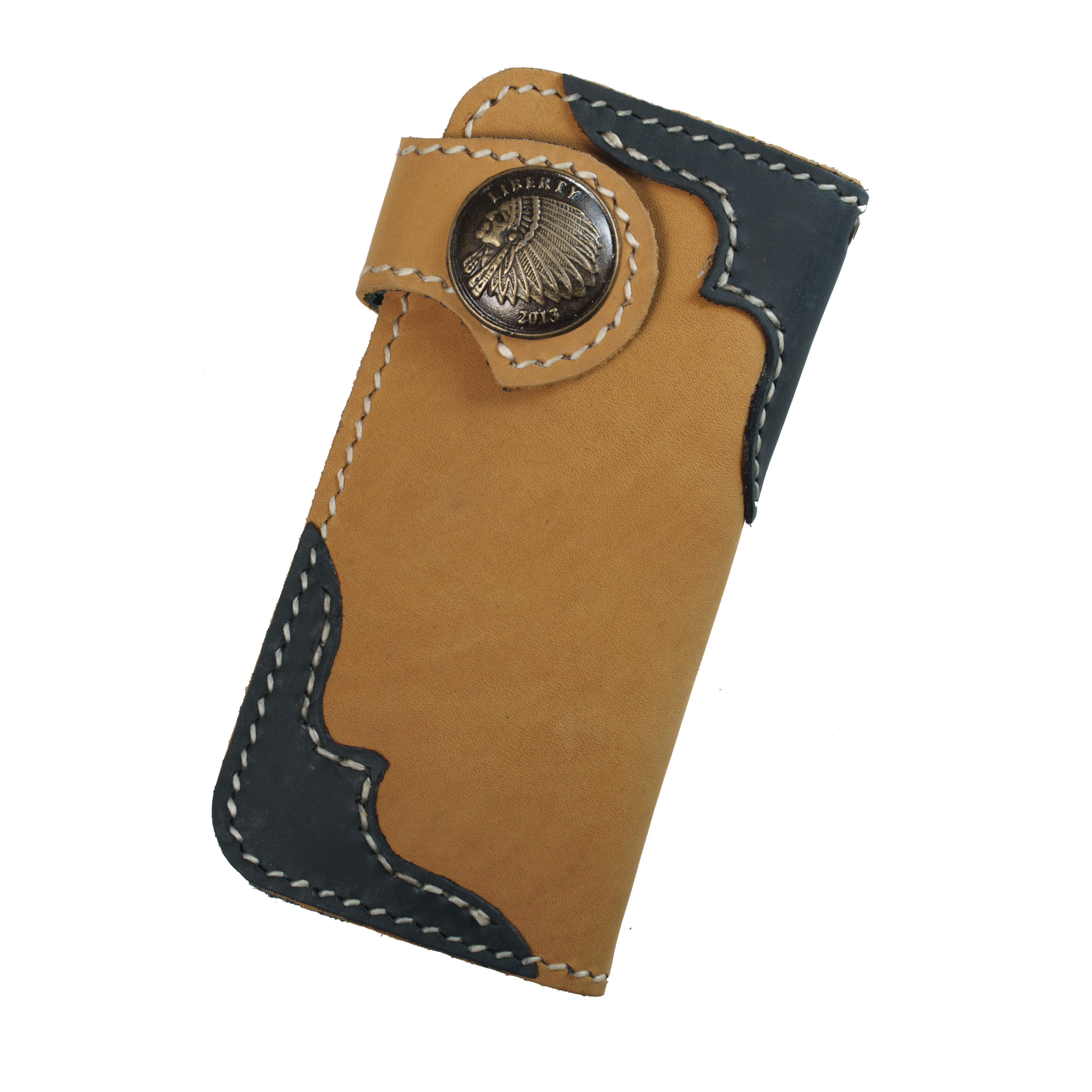 財布 メンズ バイカーズウォレット 長財布 本革 ライダースウォレット レザーウォレット 二つ折り 財布 メンズ 革財布