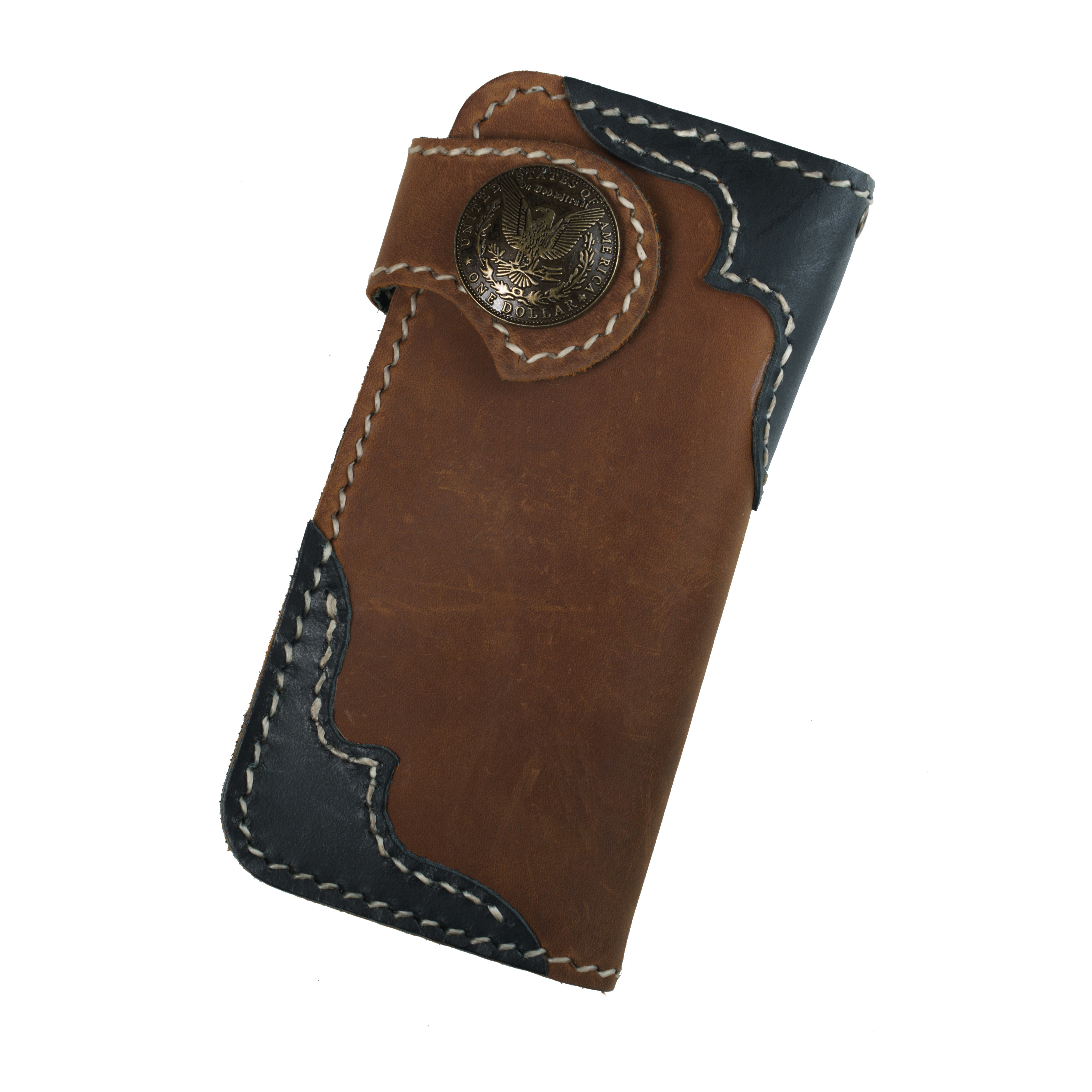 財布 メンズ バイカーズウォレット 長財布 本革 ライダースウォレット レザーウォレット 二つ折り 財布 メンズ 革財布