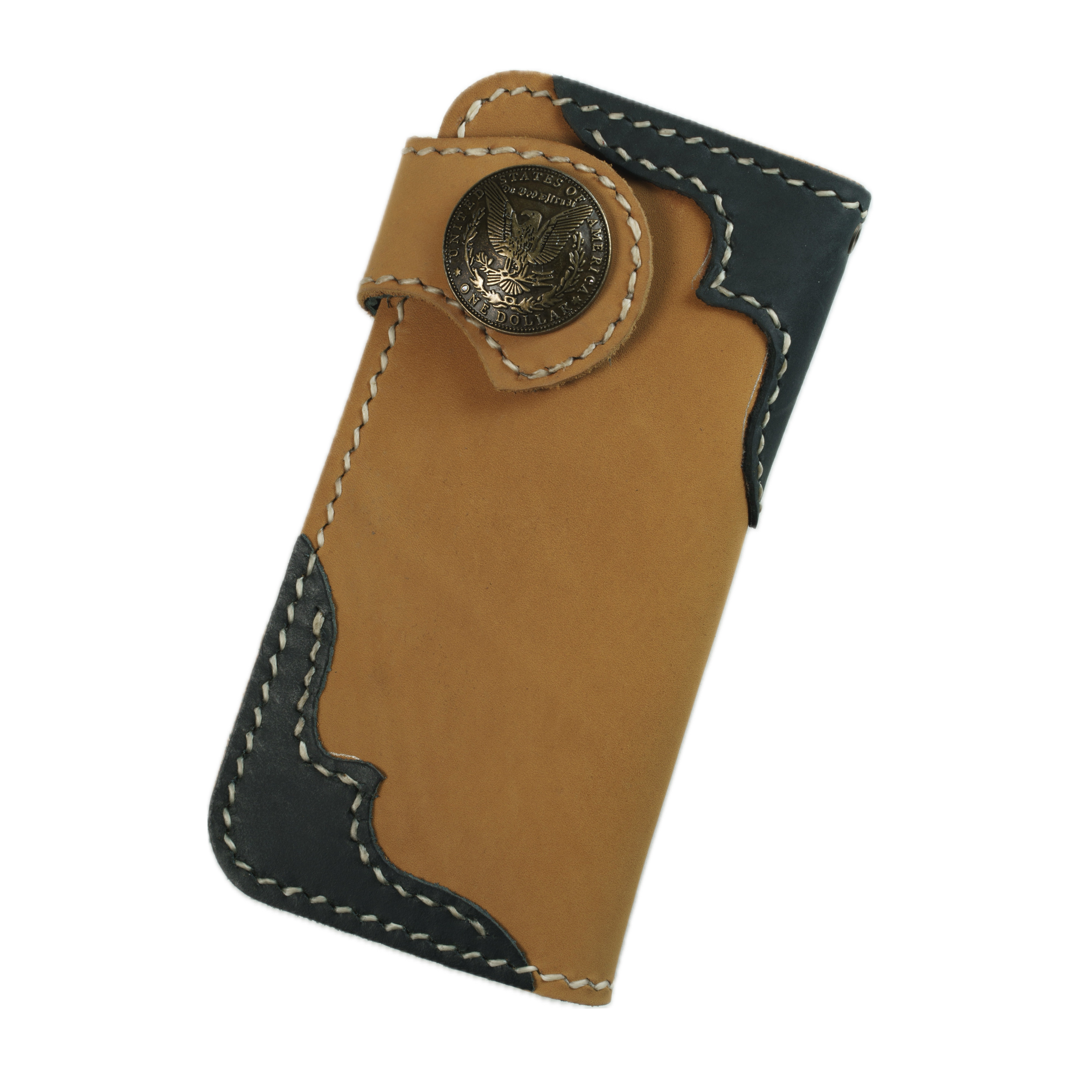 財布 メンズ バイカーズウォレット 長財布 本革 ライダースウォレット レザーウォレット 二つ折り 財布 メンズ 革財布