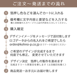 【名入れ箔押し】オリジナル台紙 卵ちゃん台紙 （クラフト）ピアス イヤリング ネックレス用 3way 50枚・100枚 15枚目の画像