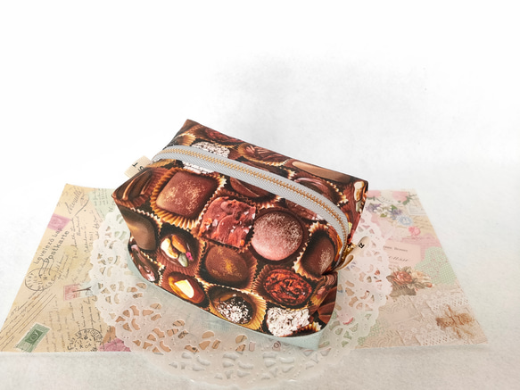 キャラメルポーチ(チョコレート・ミント) 4枚目の画像