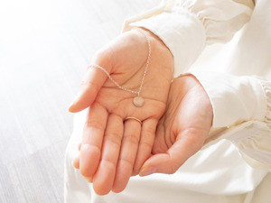 【momento】シルバー うちの子といつも一緒にいられる 刻印ネックレス-S (受注制作）