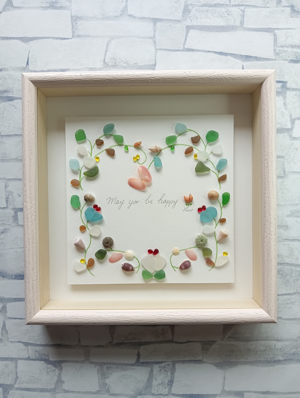 シーグラスアート『 Happy Easter～Cocktail.。.:*☆～』 シーグラスアート Happy Easter ドーム ヒーリングアート その他