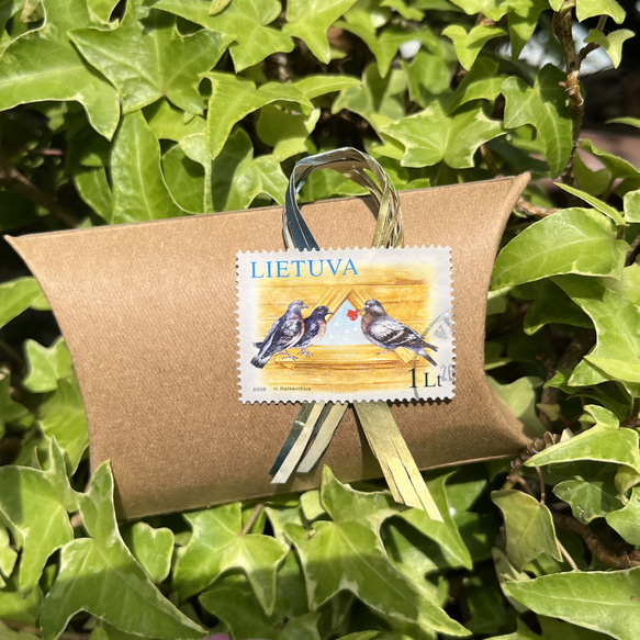 〔ピルケース〕おしゃれでかわいい！持ち運びしやすい外国切手のケース（ポーランド文鳥たち）ラッピング無料！プレゼントにも 15枚目の画像