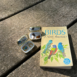 〔ピルケース〕おしゃれでかわいい！持ち運びしやすい外国切手のケース（ポーランド文鳥たち）ラッピング無料！プレゼントにも 5枚目の画像