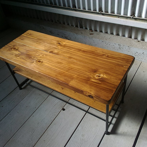 アイアン ウッド ベンチ ラック （ 2人掛け ）（スリッパ シューズ