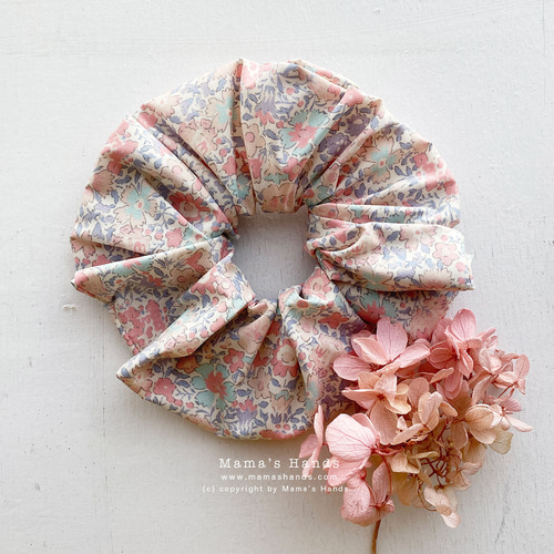 リバティ ハンドメイド シュシュとヘアゴム 50