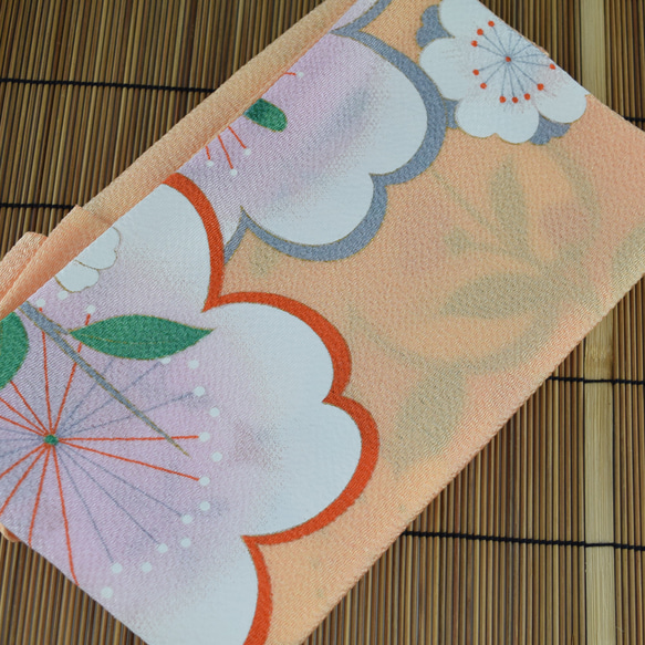 風呂敷　ちりめんふろしき　ギフト　レーヨン100％　みやこ桜　全2色　68cm幅　 4枚目の画像