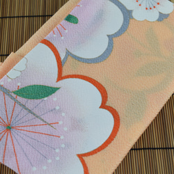 風呂敷　ちりめんふろしき　ギフト　レーヨン100％　みやこ桜　全2色　68cm幅　 5枚目の画像