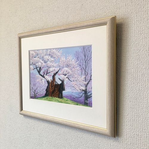 野鳥の水彩画額入り 絵画 mimoza 通販 11821842｜Creema(クリーマ)