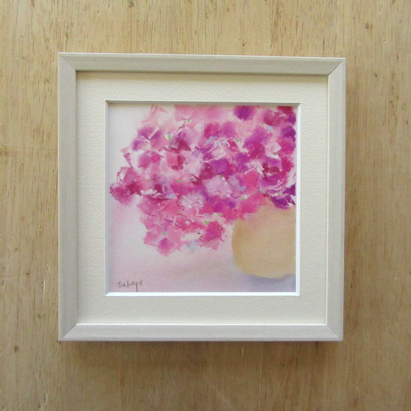 ここにいてね（パステル画 原画） 絵画 にゃんずら 通販