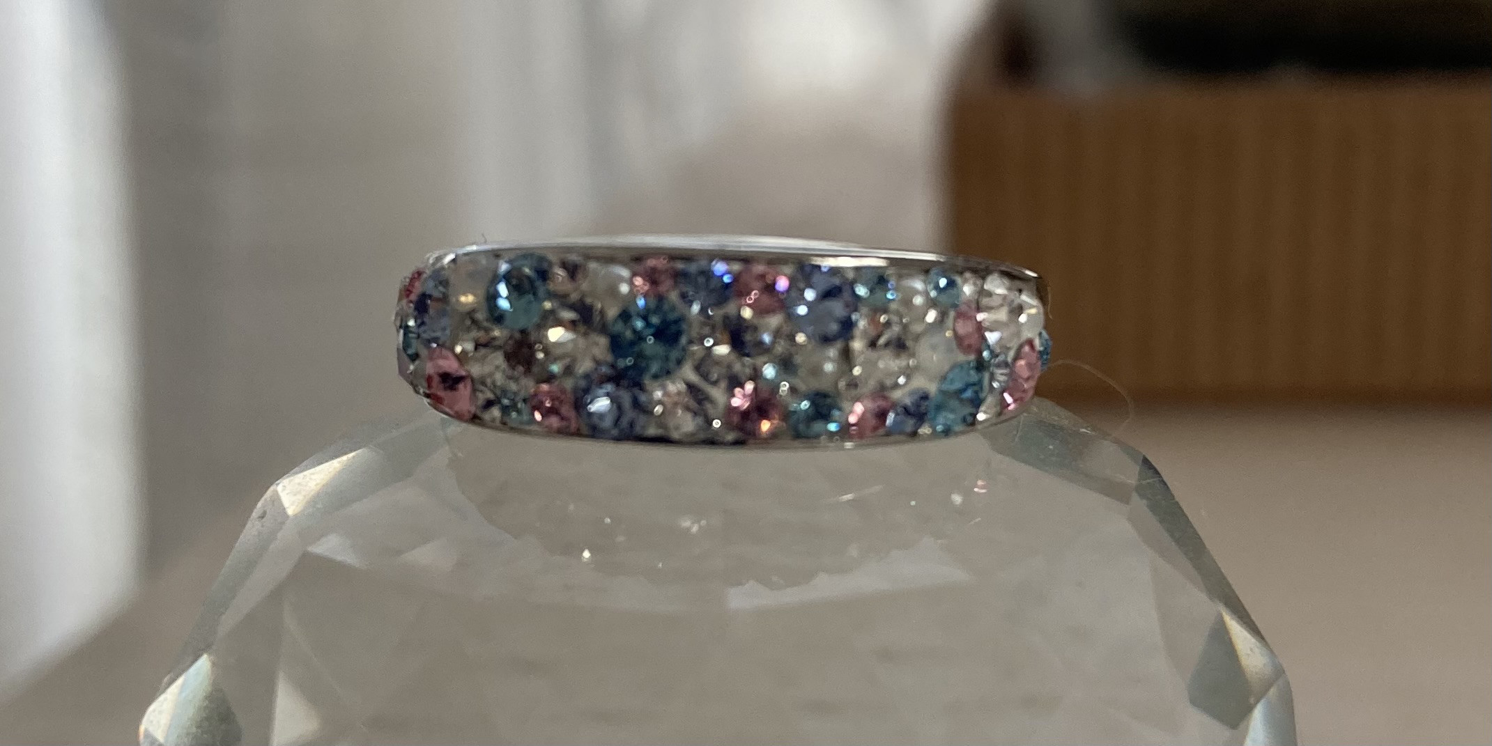 5号サイズ SWAROVSKI PAVE RING （スワロフスキーパヴェリング