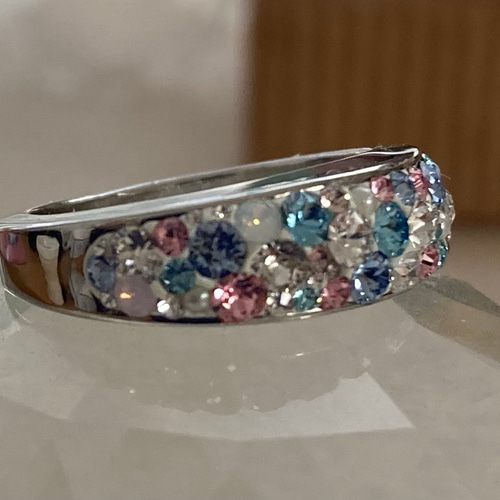 5号サイズ SWAROVSKI PAVE RING （スワロフスキーパヴェリング