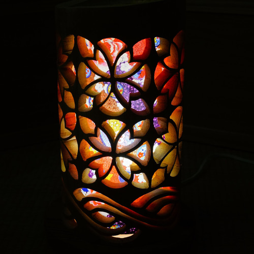 竹灯り・竹あかり・竹灯籠～～ 癒しの灯り華衣ライン☆sakura☆～～