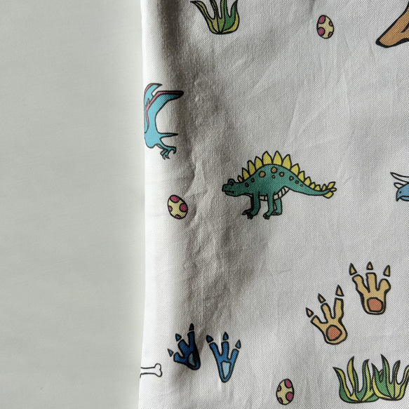 恐竜のお着替え袋　巾着袋 6枚目の画像