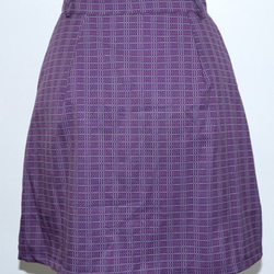 Grid Check Mini Skirt (purple) ミニスカート パープル 紫 ストリート 9枚目の画像