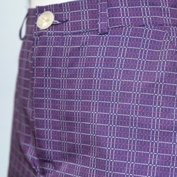 Grid Check Mini Skirt (purple) ミニスカート パープル 紫 ストリート 7枚目の画像