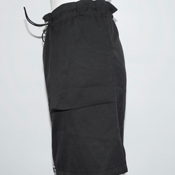 Front Zip Aperture Mini Skirt (black) ミニスカート ブラック 黒 カジュアル 8枚目の画像