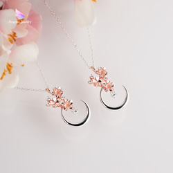 雪月花ネックレス -桜- 10枚目の画像