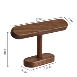 天然實木胡桃木錶架錶架拋棄式使用 第9張的照片
