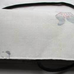 ７５７３　紬の着物で作った和風財布・ポーチ＃送料無料 3枚目の画像