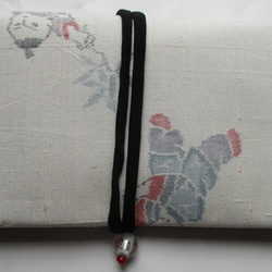 ７５７３　紬の着物で作った和風財布・ポーチ＃送料無料 1枚目の画像
