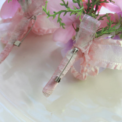 胡蝶蘭と桜のコサージュ（ライトピンク） 6枚目の画像