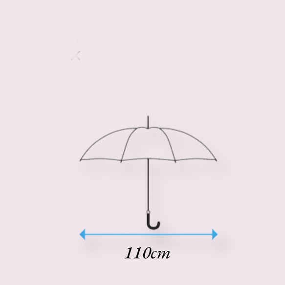 【受注生産】ワンタッチ式自動開き折り畳み傘　メジロと八重桜　アンティークピンク 18枚目の画像