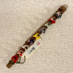 南天九猿  Ｙ  縁起物  古布正絹  着物リメイク シルク 4枚目の画像