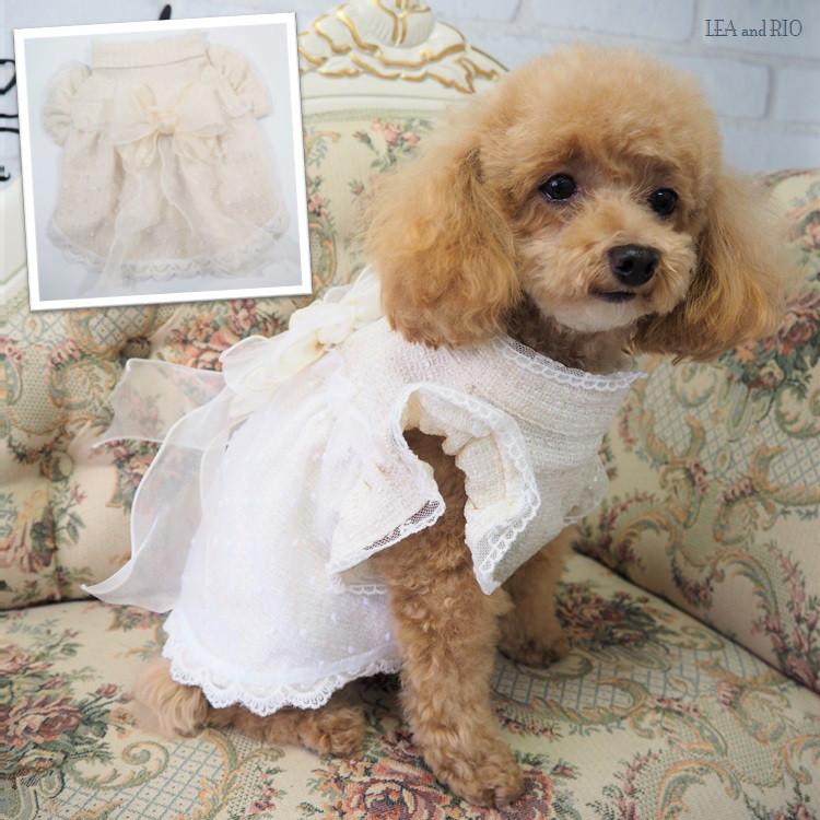 ローズリボンチュニック∞TuTu∞ 犬服ハンドメイド