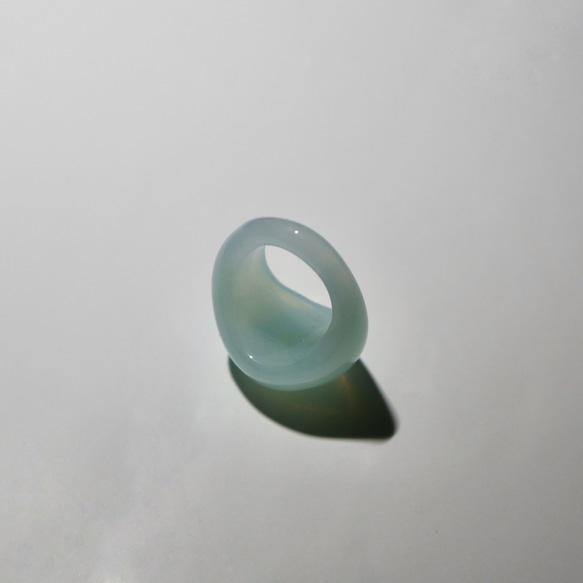 オパール ガラス リング glass ring 7枚目の画像
