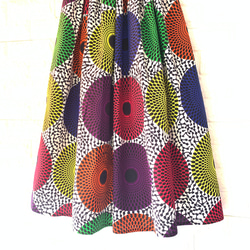 アフリカンプリント　ロングスカート 1枚目の画像