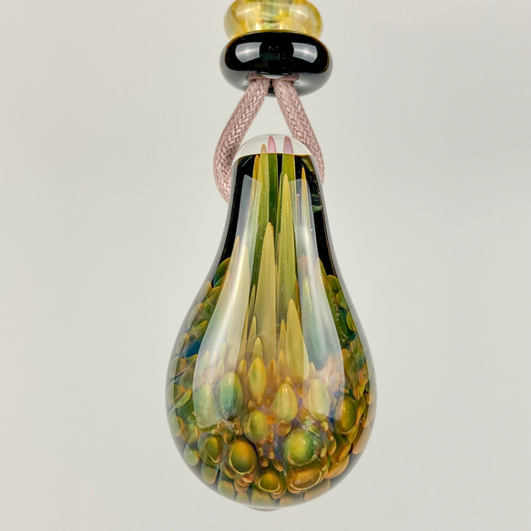 Fume Dot Glass Implosion ボロシリケイトガラスペンダント WITF11 16枚目の画像