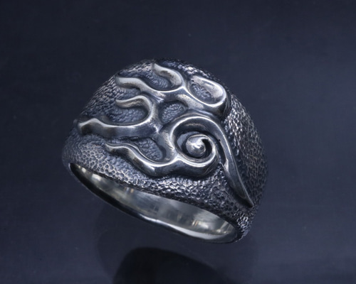 不動明王 シルバーリング 10号 速達配送】 シルバーアクセサリー リング 不動明王 結界御守 10-18号