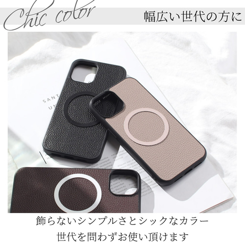 iphone11 ケース レザー iphone11ProMAX マグセーフ マグネット スリム