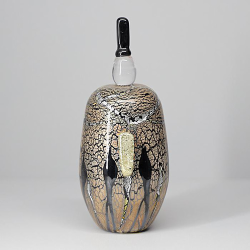 おしゃれ【雛人形 B】台座付 置物 ガラス製 手作り Glass Studio Uka