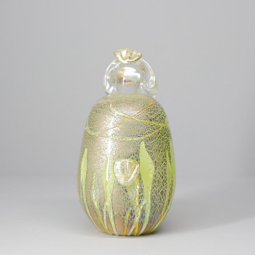 おしゃれ【雛人形 B】台座付 置物 ガラス製 手作り Glass Studio Uka