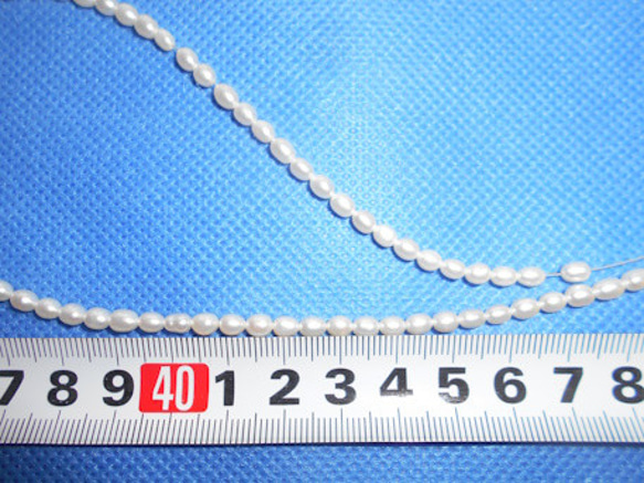 淡水真珠１連　艶のある綺麗なパールです。 4枚目の画像