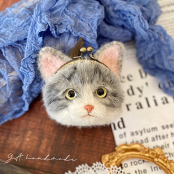 [預購] 美國短毛貓包包 {可客製} |寵物 動物 貓咪 口金包 客製 送禮 可愛 第1張的照片