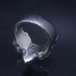 指輪 メンズ : 双 迦楼羅炎 リング 燻し仕上げ シルバー シルバーリング 不動明王 日本 17～27号 4枚目の画像