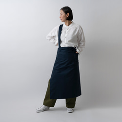 ネイビーブルー エプロン のおすすめ人気通販｜Creema(クリーマ