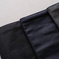 和服 | Kesa 圍裙 | 棉質打字機 | 黑色 第4張的照片