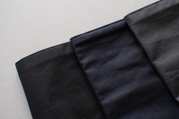 和服 | Kesa 圍裙 | 棉質打字機 | 黑色 第4張的照片