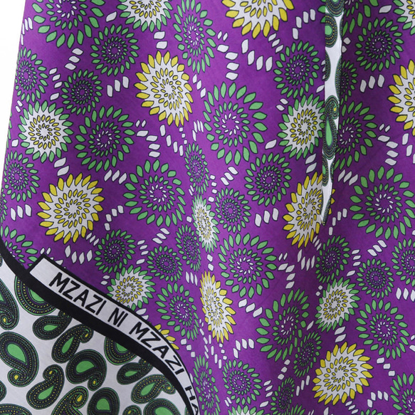 カンガの巻きスカート｜アフリカ布スカート ロングスカート アフリカンプリント 四つ目スカート/生成り/三河木綿 刺し子織 N1666961819(12870円)