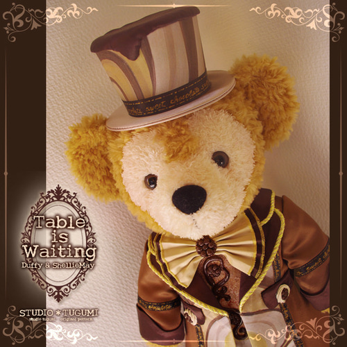 □男の子テーブル・イズ・ウエイティング型紙□ダッフィー＆シェリー